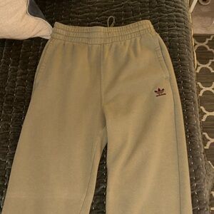Olive green sweatpants